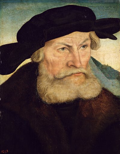 Portrait of Herzog Heinrich the Pious of Saxony by Lucas Cranach the Elder